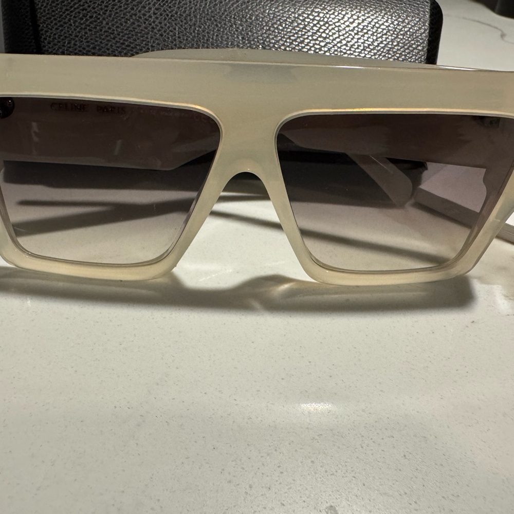 Celine Cream Sunglasses - Picture 3 of 5